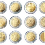 Moneta da 2 euro commemorativa, simbolo di valore collezionistico e potenziale guadagno.