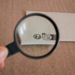 Libretto di circolazione con simbolo di avviso per multe elevate.