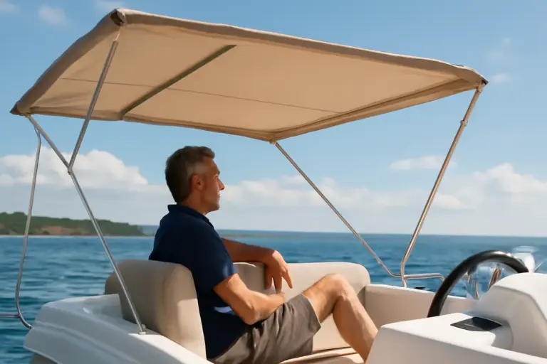 Tendalino nautico su misura: più ombra e benessere a bordo con questa opzione poco nota