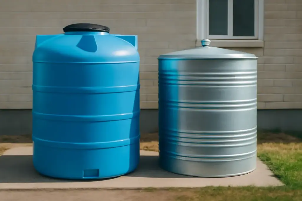 Serbatoi d’acqua in plastica o acciaio: quale scegliere? Risposta dettagliata per ogni esigenza