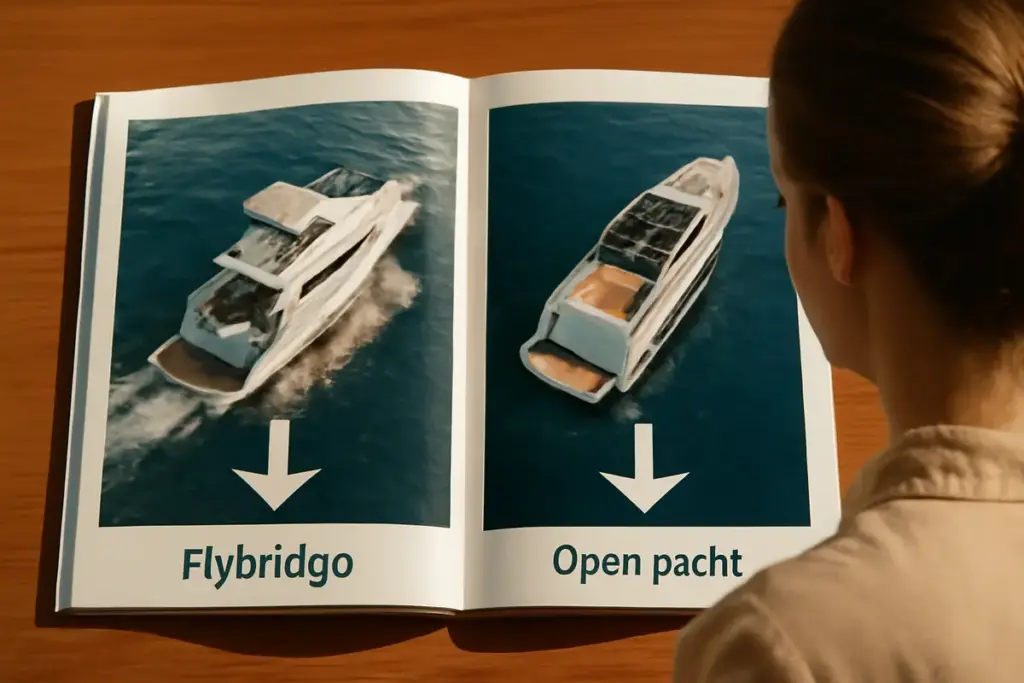 Qual è la differenza tra flybridge e open yacht? Una guida pratica per orientare la tua scelta